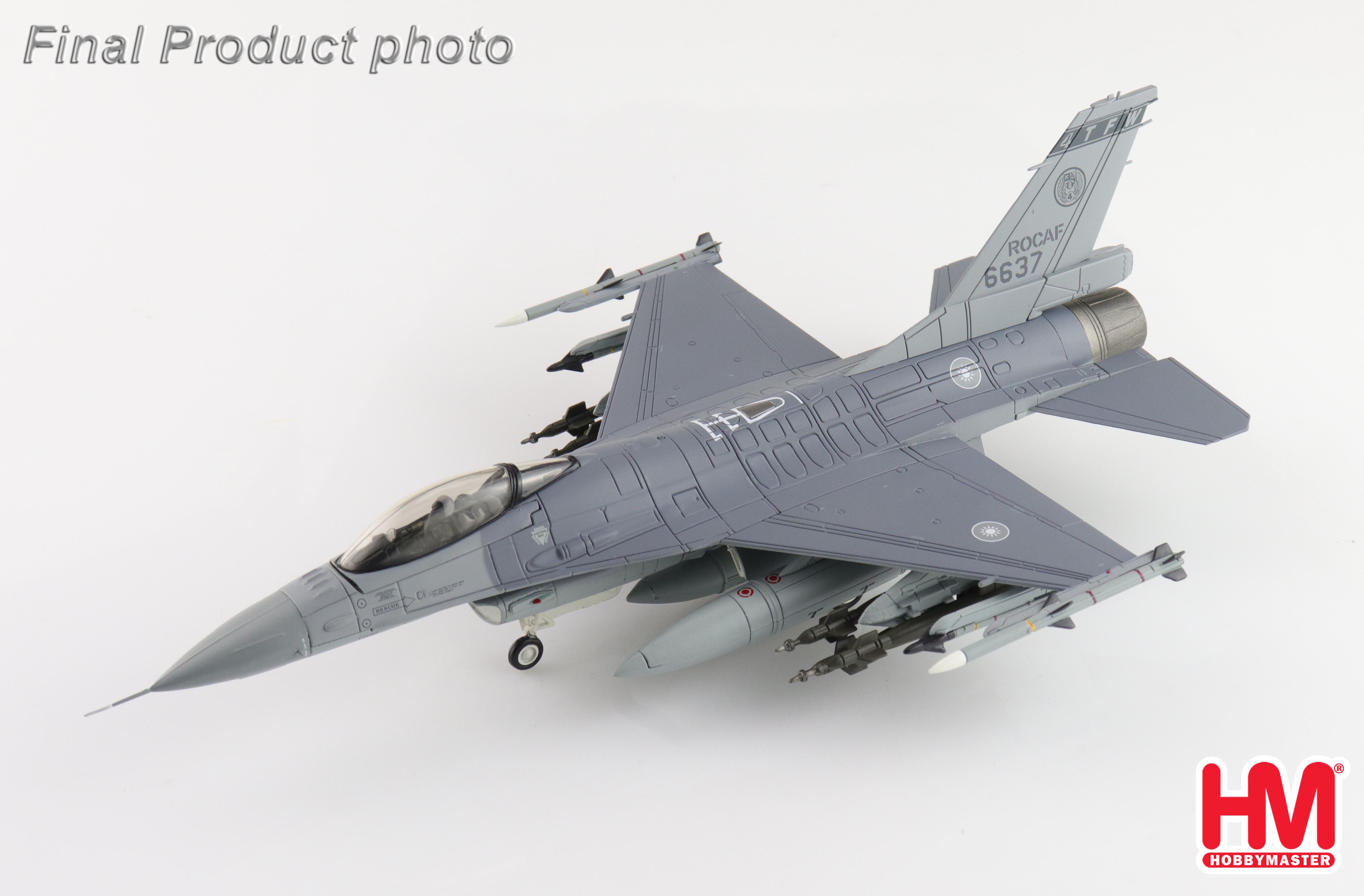 F-16V Fighting Falcon 6637, 22 TFG, ROCAF (w/6 x GBU-12)